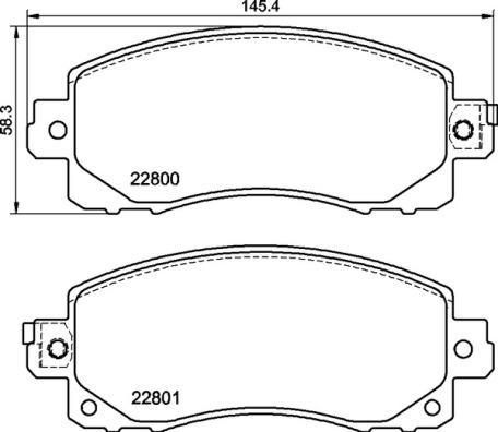 Brembo P 78 028 - Комплект спирачно феродо, дискови спирачки vvparts.bg