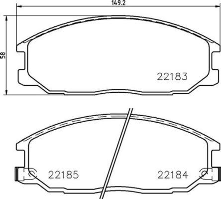 Brembo P 77 002 - Комплект спирачно феродо, дискови спирачки vvparts.bg