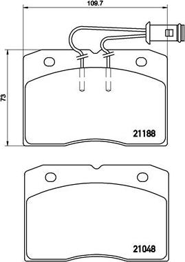 Brembo P A6 009 - Комплект спирачно феродо, дискови спирачки vvparts.bg