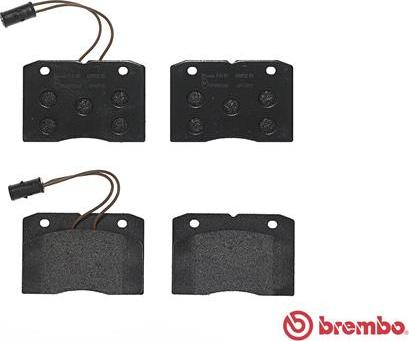 Brembo P A6 009 - Комплект спирачно феродо, дискови спирачки vvparts.bg