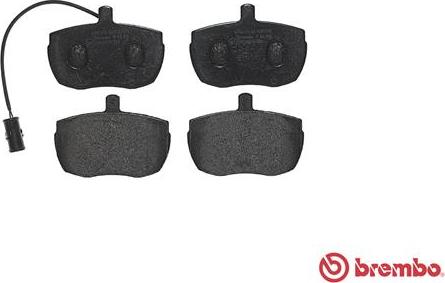 Brembo P A6 006 - Комплект спирачно феродо, дискови спирачки vvparts.bg