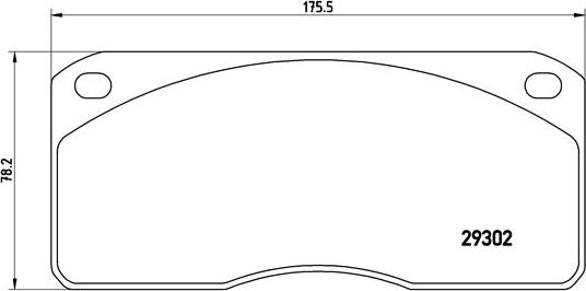 Brembo P A6 011 - Комплект спирачно феродо, дискови спирачки vvparts.bg