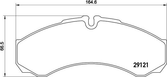 Brembo P A6 017 - Комплект спирачно феродо, дискови спирачки vvparts.bg