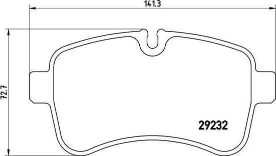 Brembo P A6 027 - Комплект спирачно феродо, дискови спирачки vvparts.bg