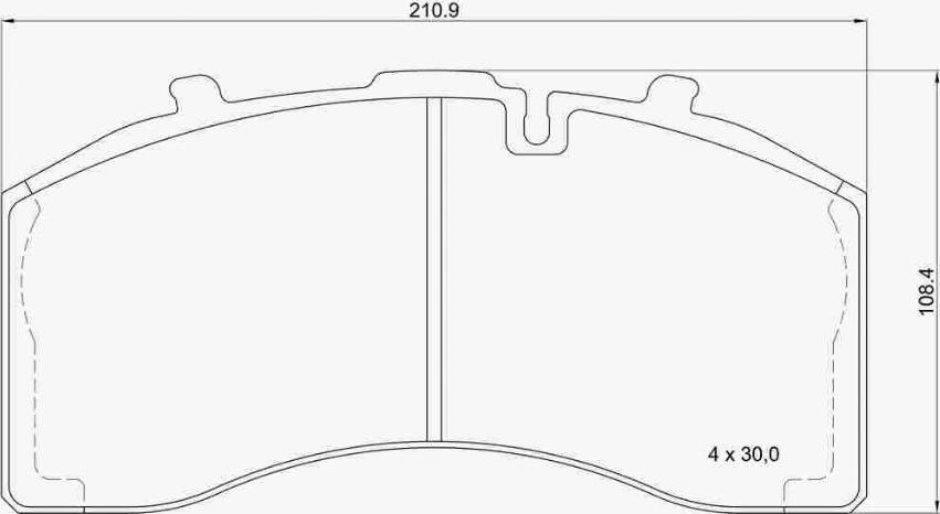 Brembo P B4 003 - Комплект спирачно феродо, дискови спирачки vvparts.bg