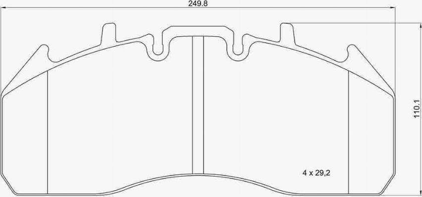 Brembo P B7 003 - Комплект спирачно феродо, дискови спирачки vvparts.bg