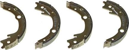 Brembo S 83 551 - Комплект спирачна челюст, ръчна спирачка vvparts.bg