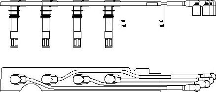 Bremi 968E100 - Комплект запалителеи кабели vvparts.bg