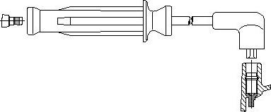 Bremi 466/38 - Запалителен кабел vvparts.bg