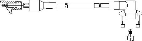Bremi 698E85 - Запалителен кабел vvparts.bg