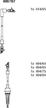 Bremi 600/157 - Комплект запалителеи кабели vvparts.bg