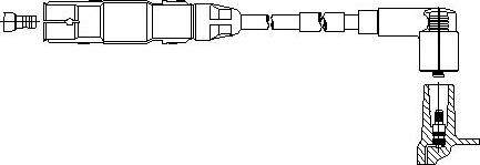 Bremi 192/54 - Запалителен кабел vvparts.bg