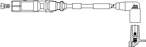 Bremi 162F65 - Запалителен кабел vvparts.bg