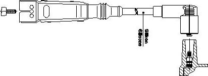 Bremi 111A52 - Запалителен кабел vvparts.bg