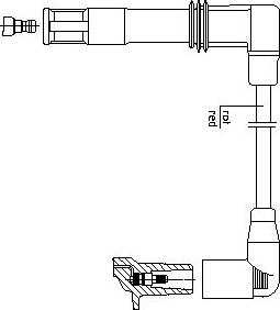 Bremi 1A12/33 - Запалителен кабел vvparts.bg