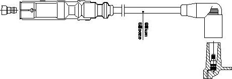 Bremi 1A32/25 - Запалителен кабел vvparts.bg