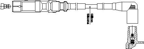 Bremi 1A32F63 - Запалителен кабел vvparts.bg