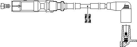 Bremi 1A23F61 - Запалителен кабел vvparts.bg