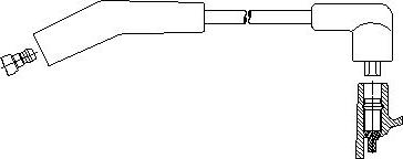 Bremi 886/61 - Запалителен кабел vvparts.bg