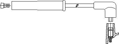 Bremi 8A10/73 - Запалителен кабел vvparts.bg