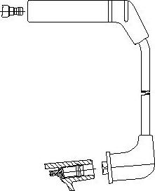 Bremi 349/57 - Запалителен кабел vvparts.bg