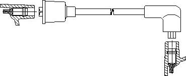 Bremi 348/32 - Запалителен кабел vvparts.bg