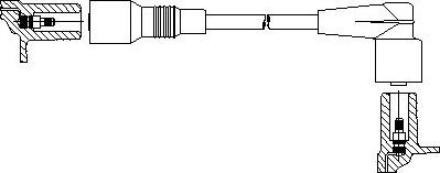 Bremi 351/55 - Запалителен кабел vvparts.bg