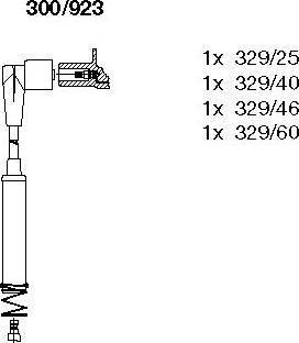 Bremi 300/923 - Комплект запалителеи кабели vvparts.bg