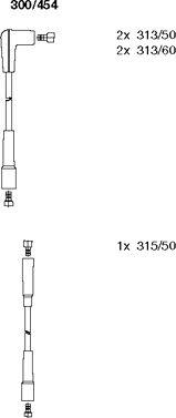 Bremi 300/454 - Комплект запалителеи кабели vvparts.bg