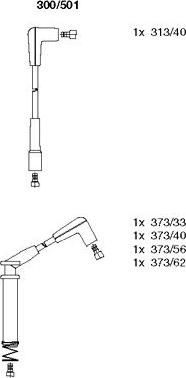 Bremi 300/501 - Комплект запалителеи кабели vvparts.bg