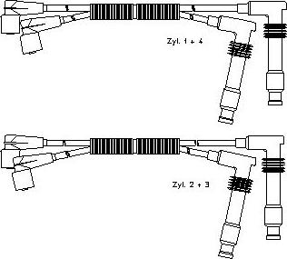 Bremi 300/673 - Комплект запалителеи кабели vvparts.bg