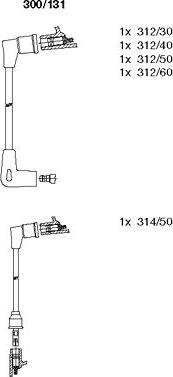Bremi 300/131 - Комплект запалителеи кабели vvparts.bg