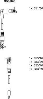 Bremi 300/396 - Комплект запалителеи кабели vvparts.bg