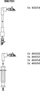 Bremi 300/781 - Комплект запалителеи кабели vvparts.bg