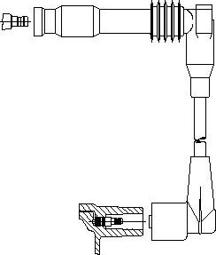 Bremi 381/44 - Запалителен кабел vvparts.bg