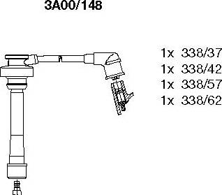 Bremi 3A00/148 - Комплект запалителеи кабели vvparts.bg