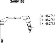 Bremi 3A00/155 - Комплект запалителеи кабели vvparts.bg