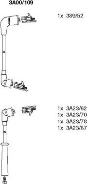 Bremi 3A00/109 - Комплект запалителеи кабели vvparts.bg