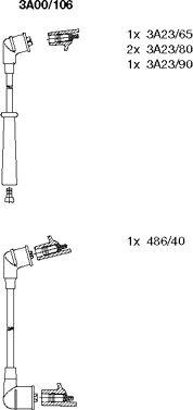 Bremi 3A00/106 - Комплект запалителеи кабели vvparts.bg