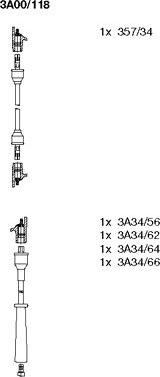 Bremi 3A00/118 - Комплект запалителеи кабели vvparts.bg