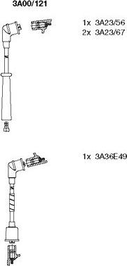 Bremi 3A00/121 - Комплект запалителеи кабели vvparts.bg