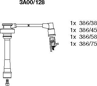 Bremi 3A00/128 - Комплект запалителеи кабели vvparts.bg