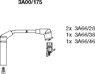 Bremi 3A00/175 - Комплект запалителеи кабели vvparts.bg