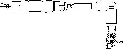 Bremi 210E59 - Запалителен кабел vvparts.bg