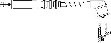 Bremi 709E35 - Запалителен кабел vvparts.bg