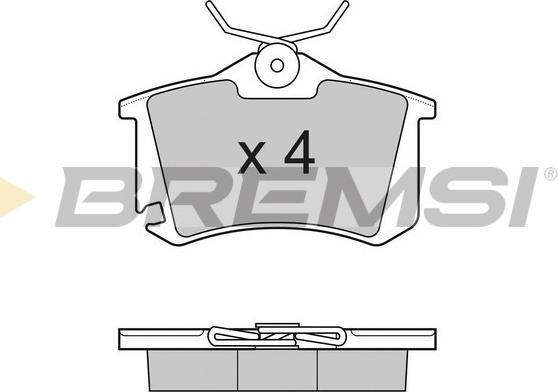 Bremsi BP3175 - Комплект спирачно феродо, дискови спирачки vvparts.bg
