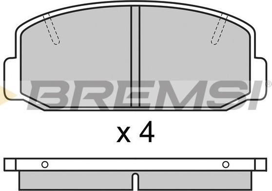 FTE BL1106A2 - Комплект спирачно феродо, дискови спирачки vvparts.bg