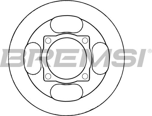 Bremsi CD7915S - Спирачен диск vvparts.bg