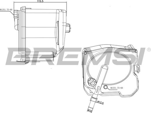 Bremsi FE0161 - Горивен филтър vvparts.bg