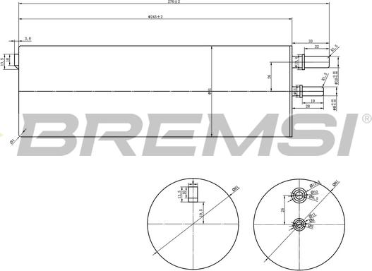 Bremsi FE0821 - Горивен филтър vvparts.bg